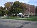 On Farm Lane in Front of the Auditorium