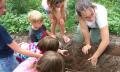 Tour Guests Learn About Compost