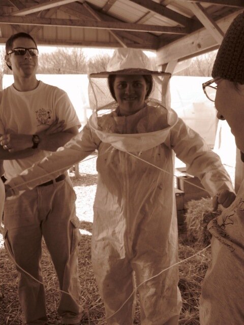 Maggie in Bee Gear