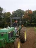 Denae on the John Deere