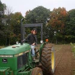 Denae on the John Deere